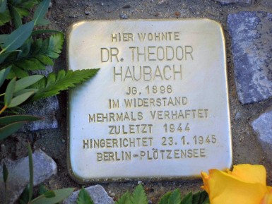 Stolperstein Haubach