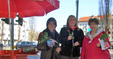 Infostand Frauentag 2014, Bild 1