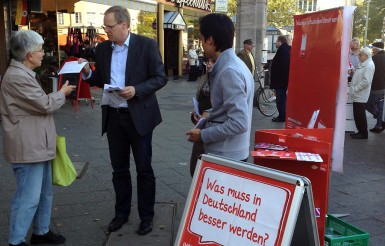 Infostand SPD Bürgerdialog 2012