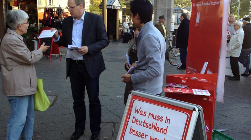 Infostand SPD Bürgerdialog 2012