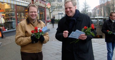 Infostand, Frauentag 2009