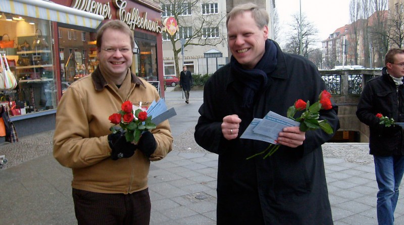 Infostand, Frauentag 2009