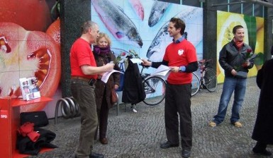 Infostand, Frauentag 2009