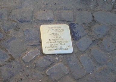 Stolperstein Haubach