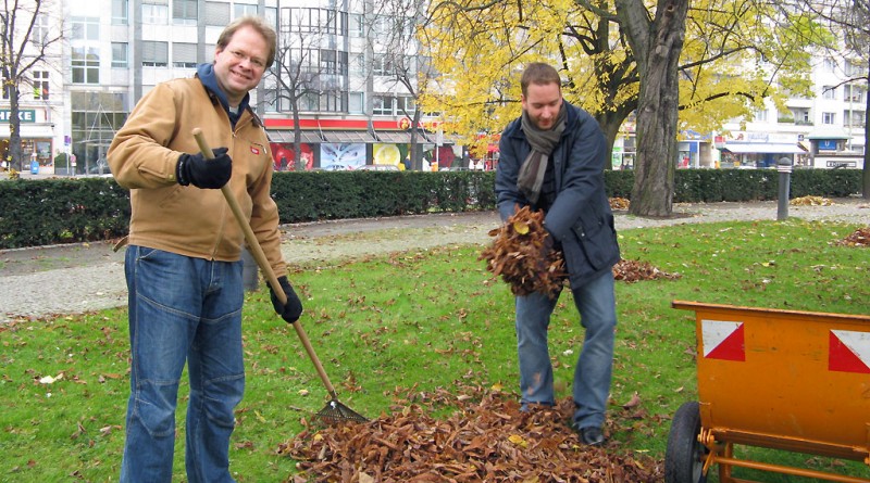 Laubsammeln 2008