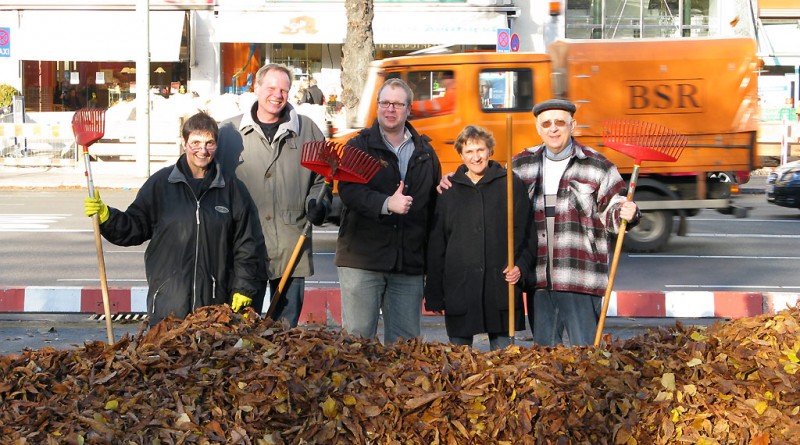 Laubsammeln 2009