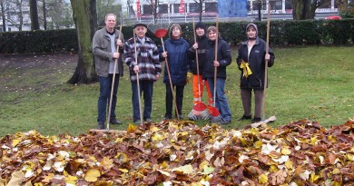 Laubsammeln 2010