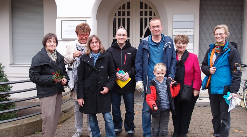 Stolpersteine putzen 09-2015