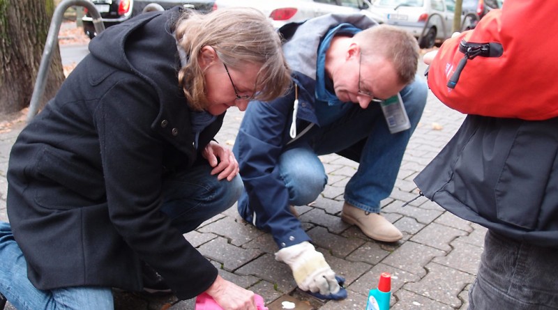 Stolpersteinputzen 09-2015