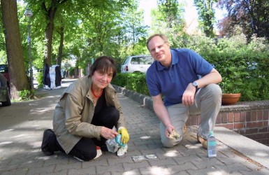 Stolpersteinputzen 2011