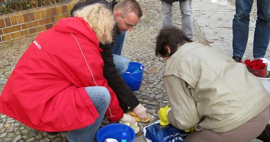 Stolpersteinputzen 2012