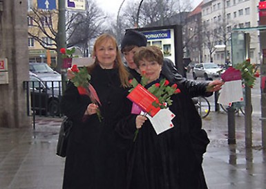 Frauentag 2012, Infostand